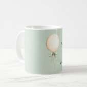 Mug Cream Balloon Mint Bow Dreams (Devant gauche)