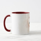 Mug Cream Heart Love Valentine's Day (Gauche)