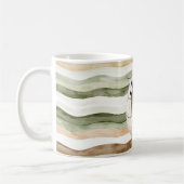 Mug Cream White Daisy Flowers (Gauche)