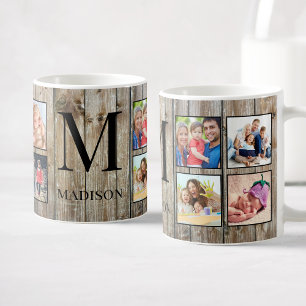 Mug Create Your Custom Photo Collage Rustic Farmhouse