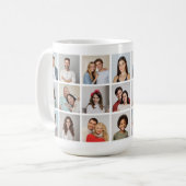 Mug Create Your Own 21 Photo Collage (Devant gauche)