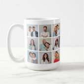 Mug Create Your Own 21 Photo Collage (Gauche)