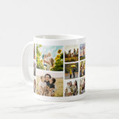 Mug Create Your Own Custom 16 Photo Collage (Devant gauche)