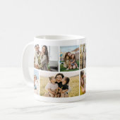 Mug Create Your Own Custom 8 Photo Collage (Devant gauche)