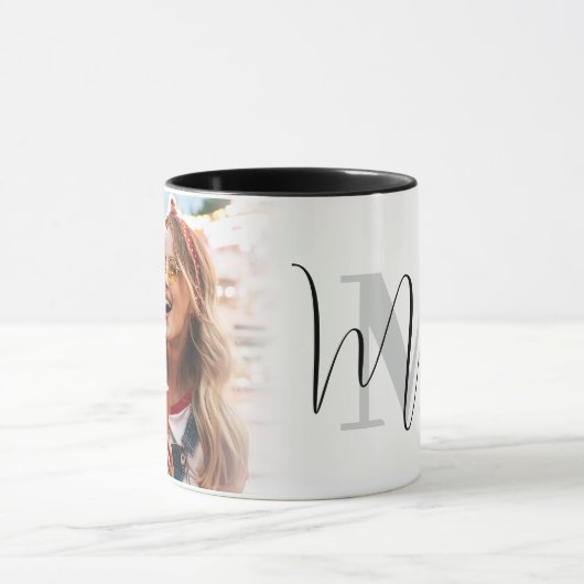 Mug Create Your Own Custom Photo Monogram (Centre)