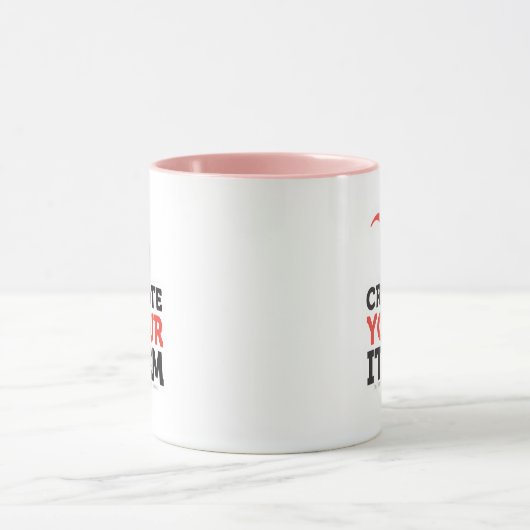 Mug CREATE-YOUR-OWN do-it-yourself conçoivent le (Centre)