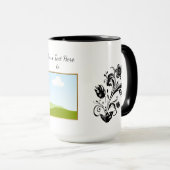 Mug Create Your Own personalized Template Text  (Devant droit)