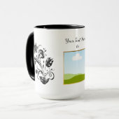 Mug Create Your Own personalized Template Text  (Devant gauche)