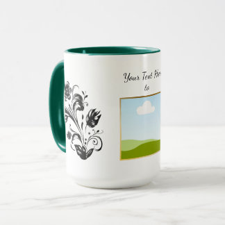 Mug Create Your Own personalized Template Text