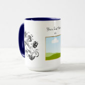 Mug Create Your Own personalized Template Text  (Devant gauche)