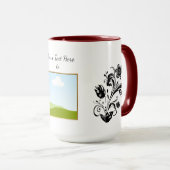 Mug Create Your Own personalized Template Text  (Devant droit)