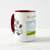 Mug Create Your Own personalized Template Text  (Devant gauche)
