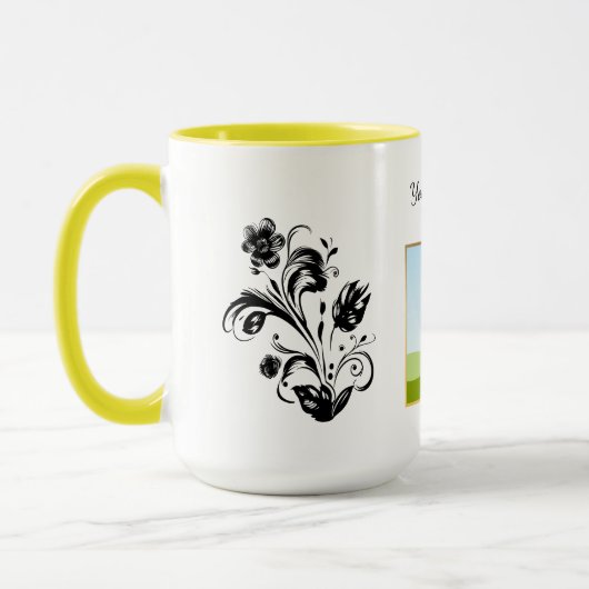Mug Create Your Own personalized Template Text (Gauche)