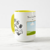 Mug Create Your Own personalized Template Text  (Devant gauche)