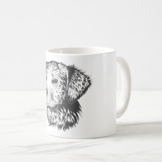 Mug Create Your Own Pet Dog Customized (Devant droit)