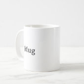 Mug Create Your Own Simple Custom 11oz (Devant gauche)