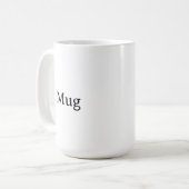 Mug Create Your Own Simple Custom 15 oz Classic (Devant gauche)