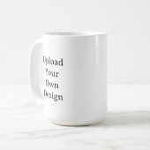 Mug Create Your Own Simple Custom 15 oz Classic (Devant gauche)