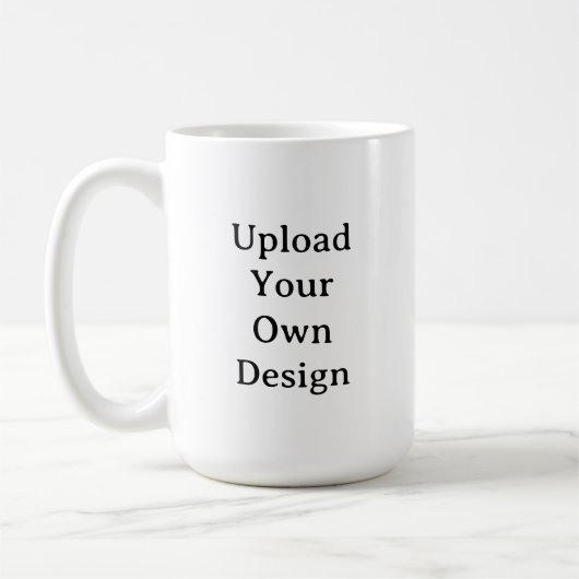 Mug Create Your Own Simple Custom 15 oz Classic (Gauche)