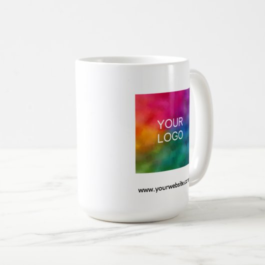 Mug Create Your Own Upload Logo Here Promotional (Devant droit)