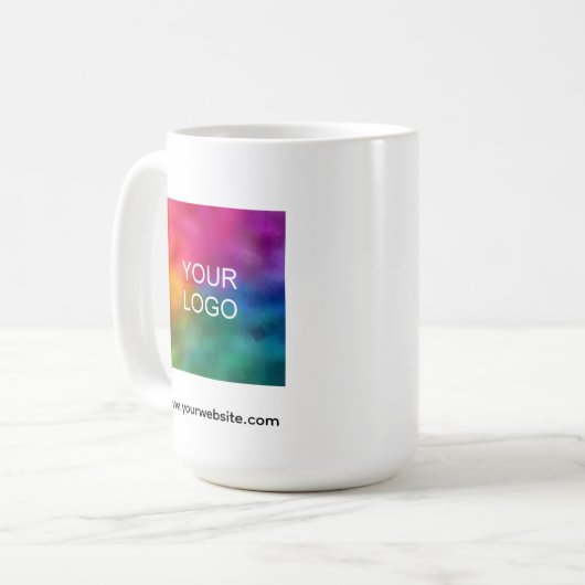 Mug Create Your Own Upload Logo Here Promotional (Devant gauche)