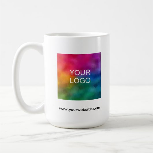 Mug Create Your Own Upload Logo Here Promotional (Gauche)