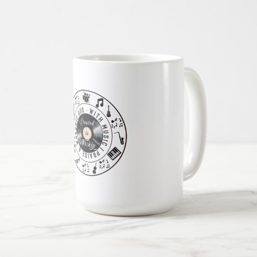 Mug Created to Worship (Devant droit)