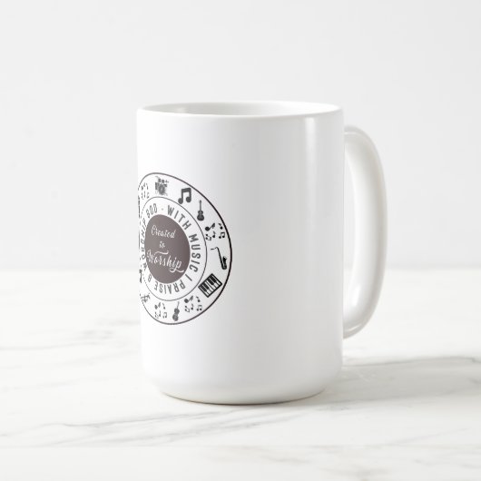 Mug Created to Worship  (Devant droit)