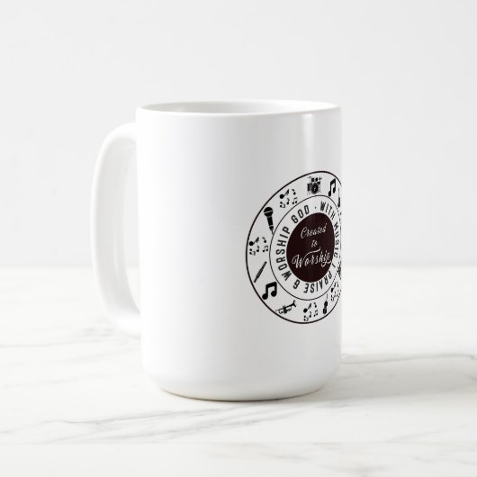 Mug Created to Worship  (Devant gauche)