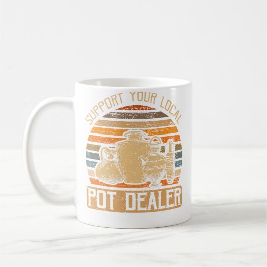 Mug Créateur de céramiques drôles sculpte four à poter (Gauche)
