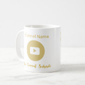 MUG CRÉATEUR DE CONTENU YOUTUBE SOCIAL MEDIA INFLUENCE (Devant gauche)