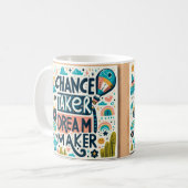 Mug Créateur de rêves de faiseur de chance (Devant gauche)