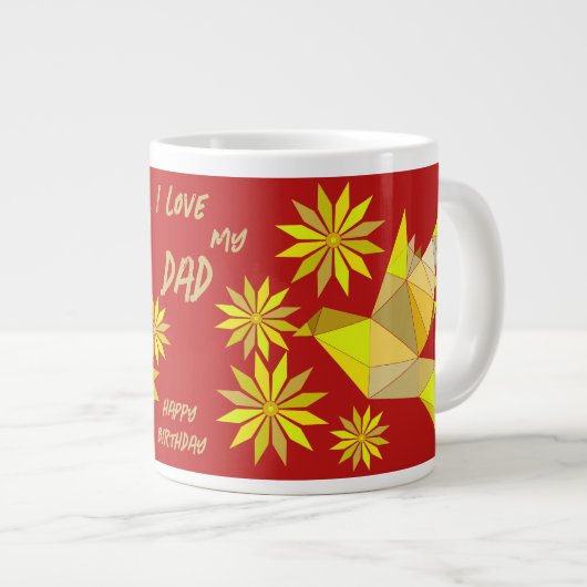 MUG CRÉATIF À THÈME OISEAU POUR CADO POUR PAPA (Devant droit)