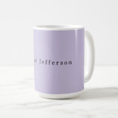 Mug Créatif Classique Tendance Couleur Pastel Minimali (Devant droit)