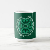 Mug Créatif simple couleur fleur cadeau maman papa soe (Centre)