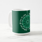 Mug Créatif simple couleur fleur cadeau maman papa soe (Devant gauche)