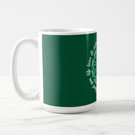 Mug Créatif simple couleur fleur cadeau maman papa soe (Gauche)