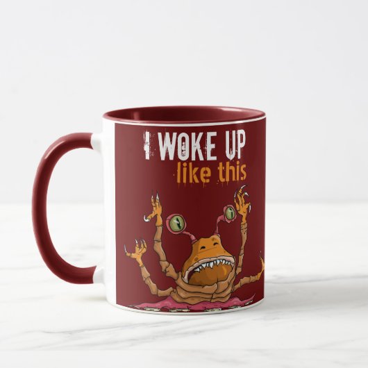 Mug Création Alien effrayante (Gauche)