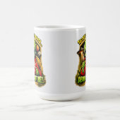 Mug Création de café Alien drôle, Trop vieux pour ça (Centre)
