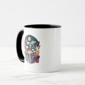 Mug Création de champignon Aesthetic Goblincore et Cot (Devant gauche)