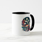 Mug Création de champignon Aesthetic Goblincore et Cot (Devant droit)