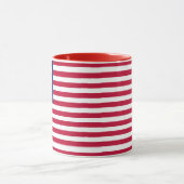 Mug Création de fierté du drapeau américain USA (Centre)