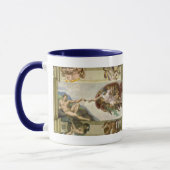Mug Création de l'homme par Michel-Ange (Création d'Ad (Gauche)