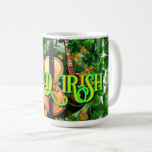 Création de musicien irlandais fier