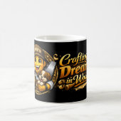 Mug Création de rêves en bois : Charpentier profession (Centre)