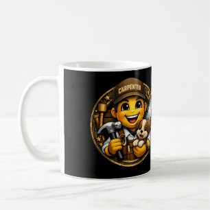 Mug Création de rêves en bois : Charpentier profession