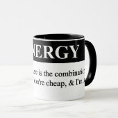 Mug Création d'une synergie organisationnelle (Devant droit)