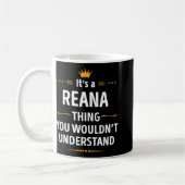 Mug Création Encrée - C'est une Chose de Reana que Vou (Gauche)