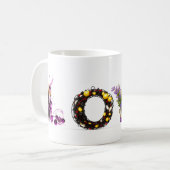 Mug Création LOVE design (Devant gauche)
