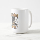 Mug Création Matin Café Chat Noir (Devant droit)
